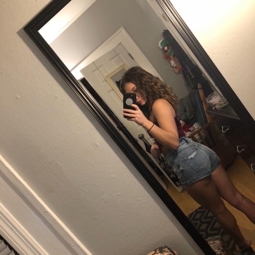 High waisted shorts